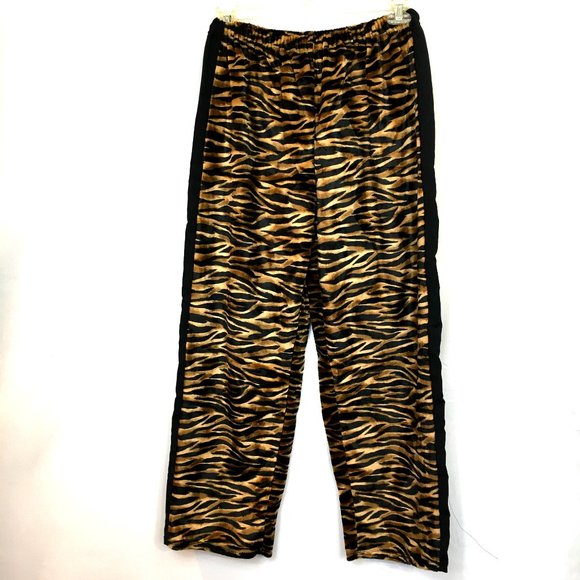 70’s Style Velvet Zebra Pimp Pants Vintage - Picture 2 of 8